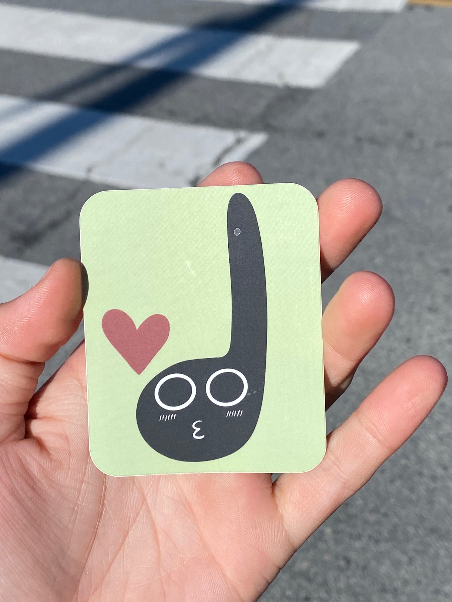 Quirky Quarter Sticker