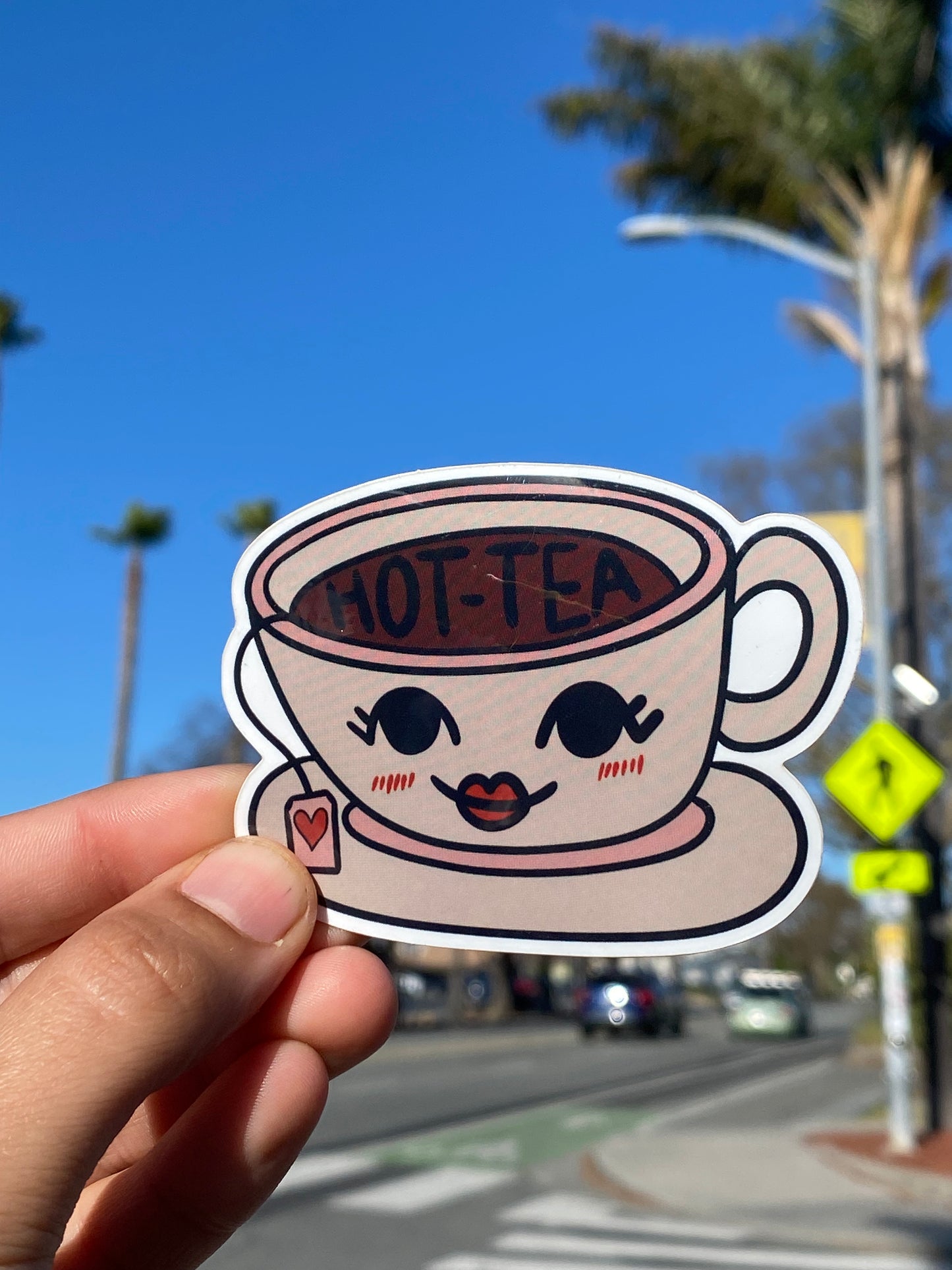 Hot-Tea Sticker