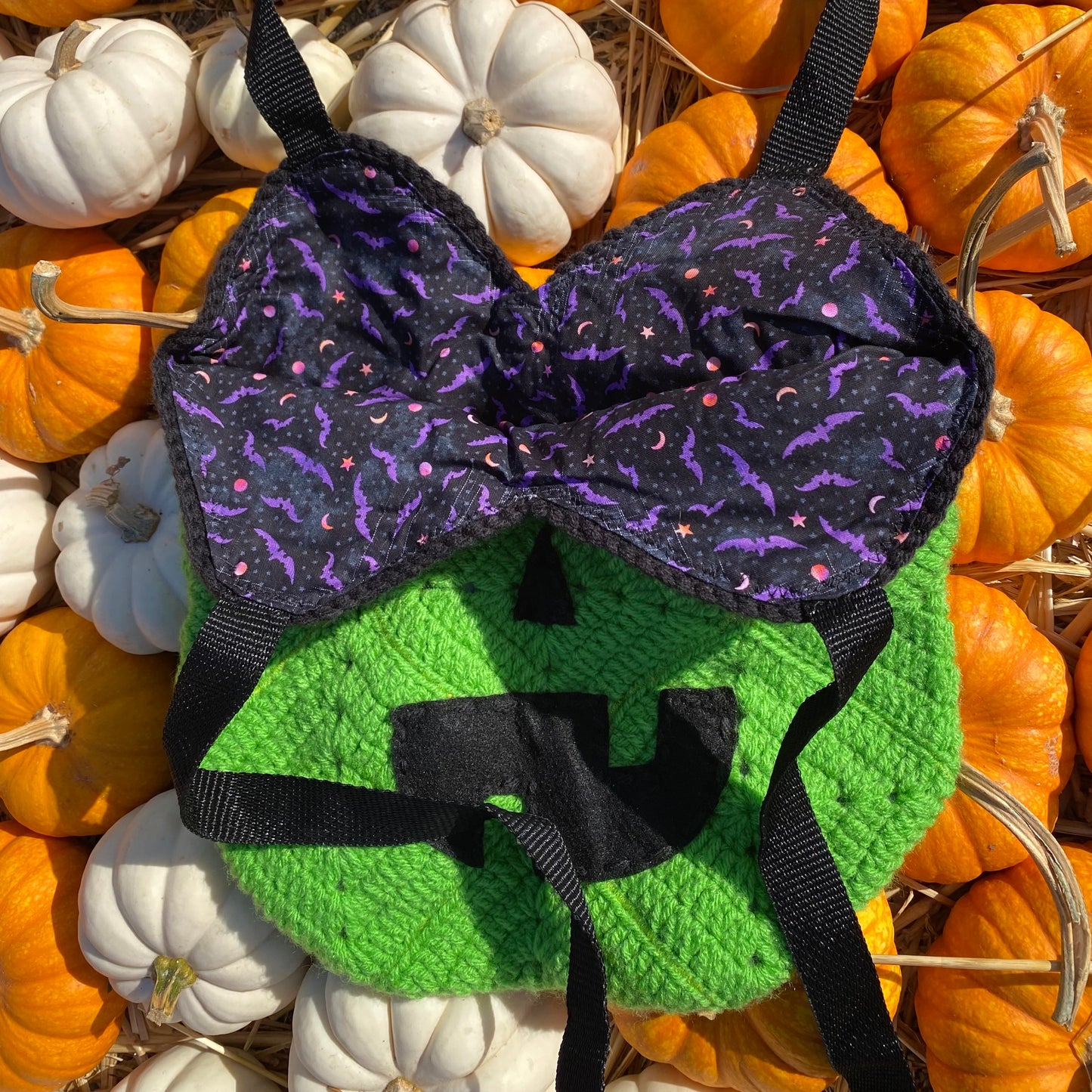 Lime Green Pumpkin Tote
