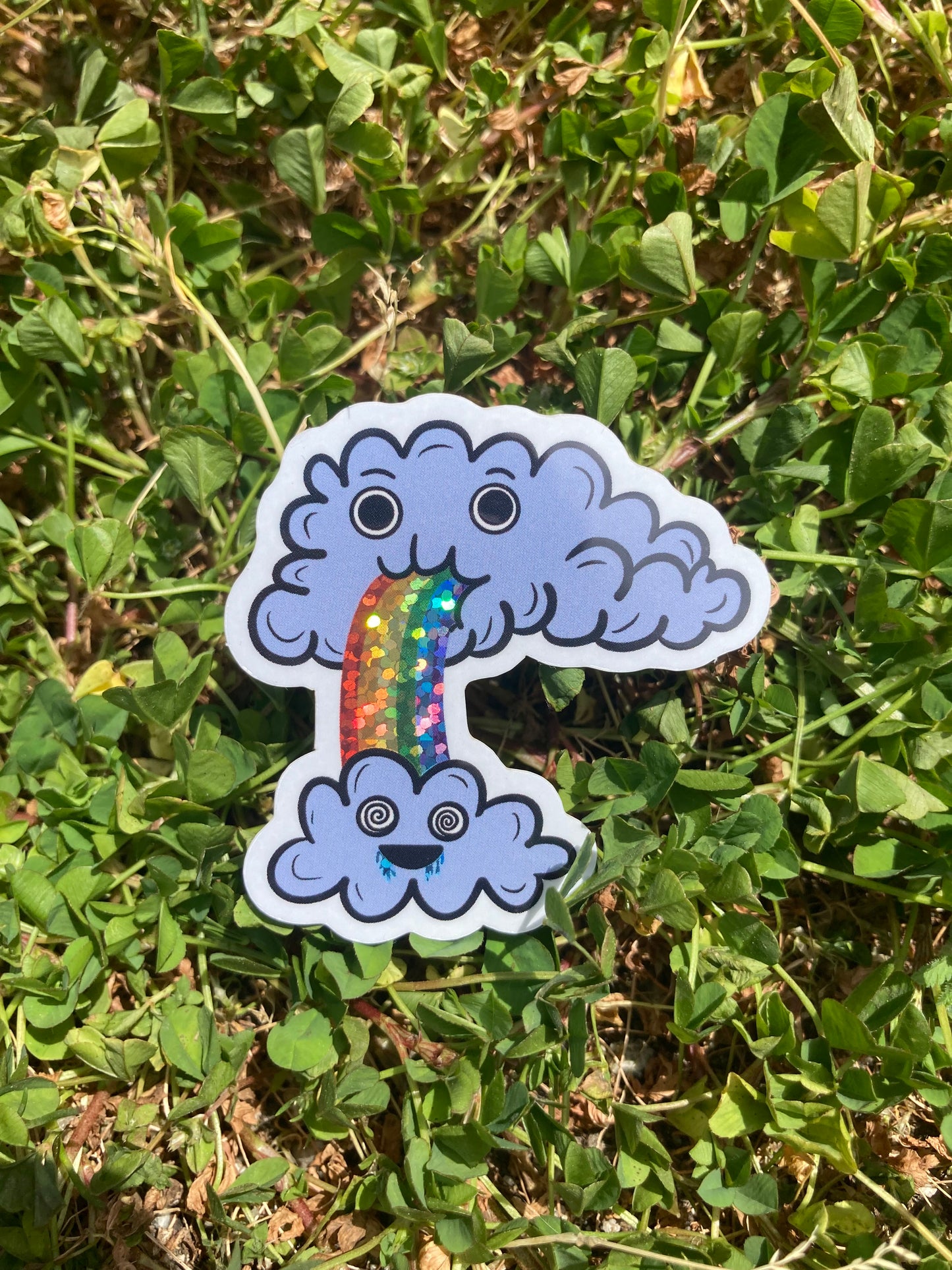 Rainbow Clouds Sticker
