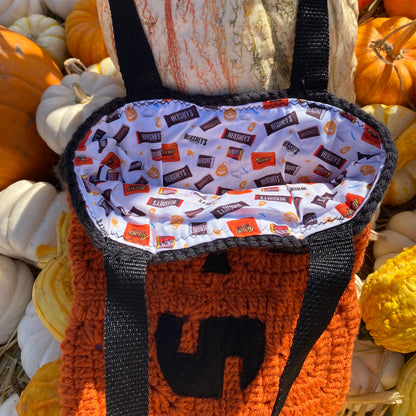 Orange Pumpkin Mini Tote