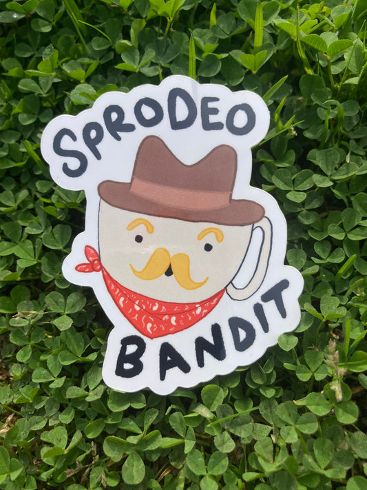 Sprodeo Bandit Sticker